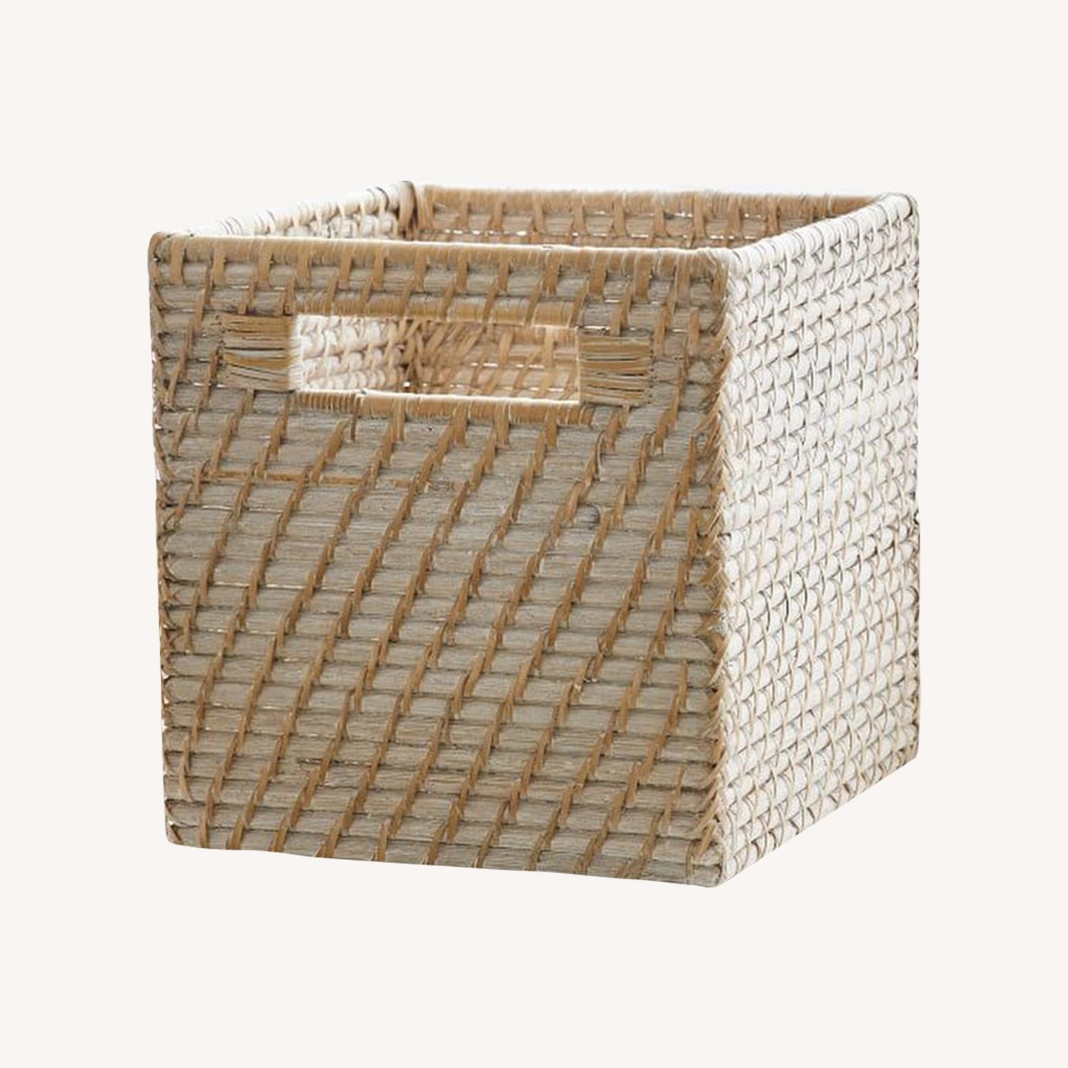 West Elm Hand Made Weave Storage - image-0