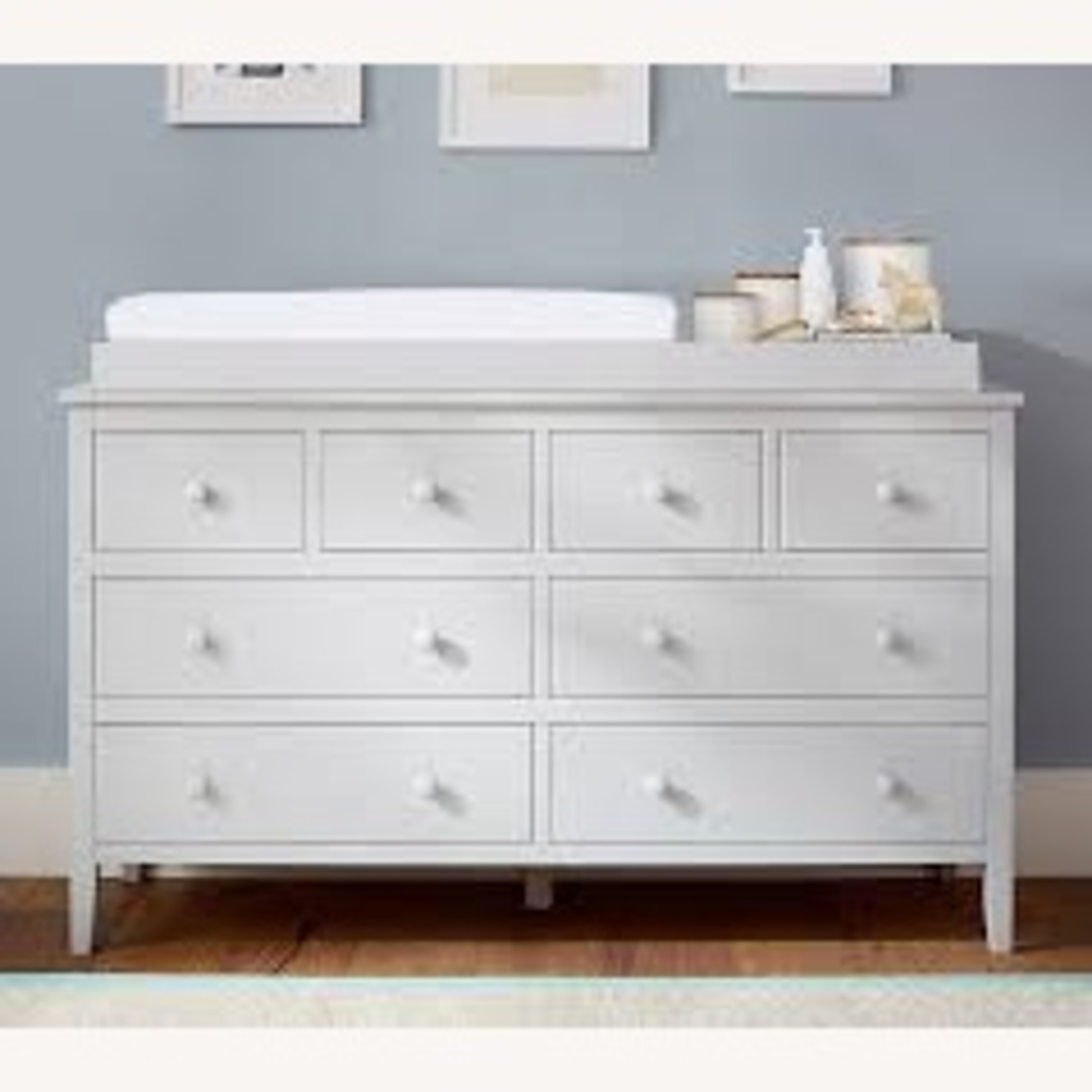 Pottery Barn Kids Emerson Light Gray Wood Dresser - image-5