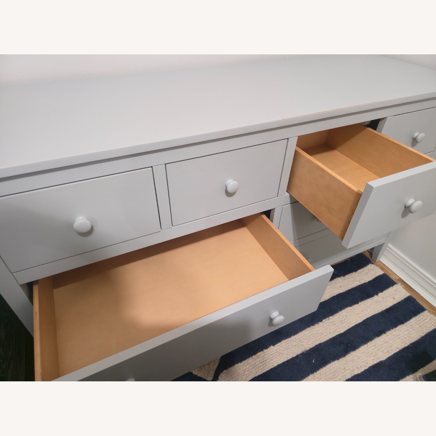 Pottery Barn Kids Emerson Light Gray Wood Dresser - image-3
