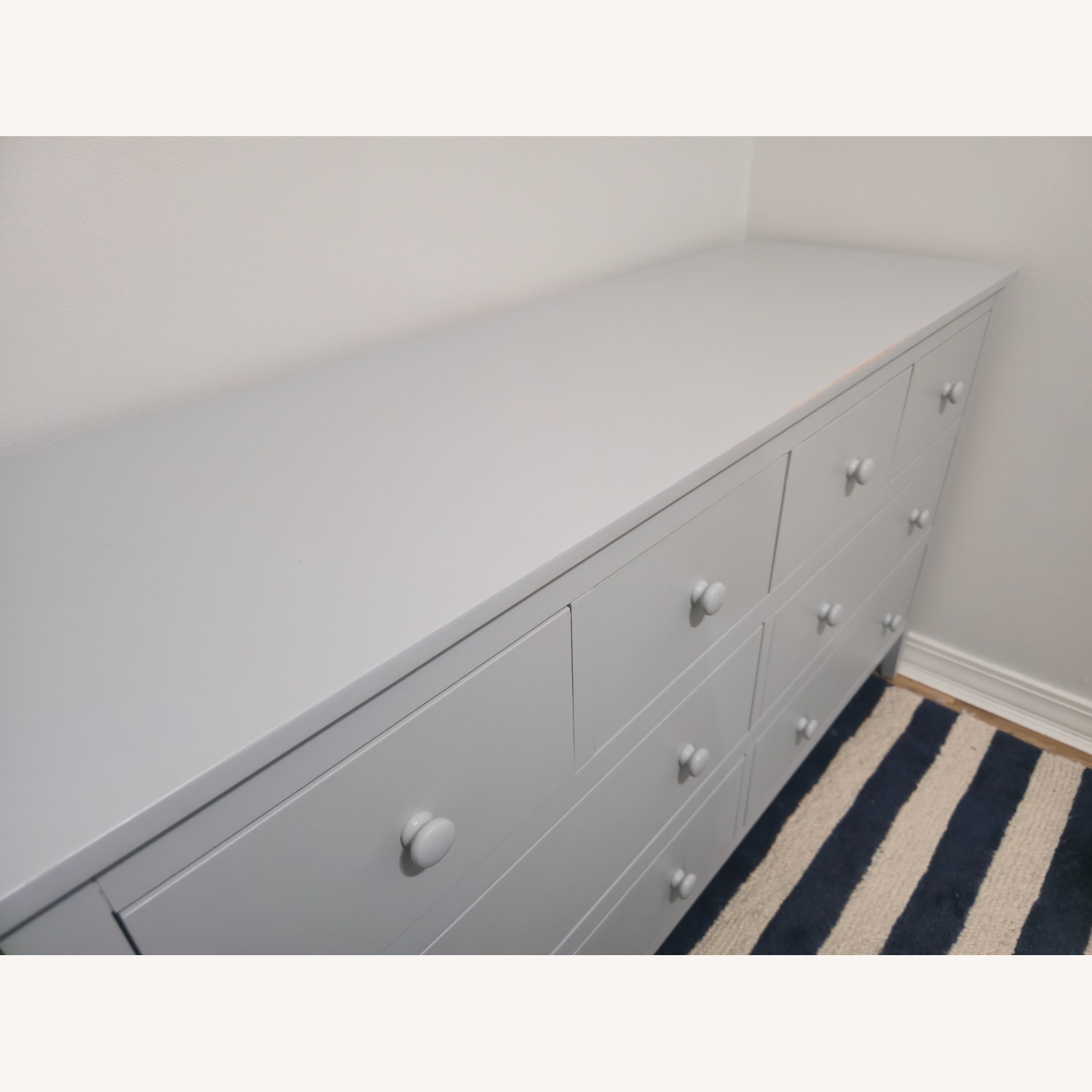 Pottery Barn Kids Emerson Light Gray Wood Dresser - image-4