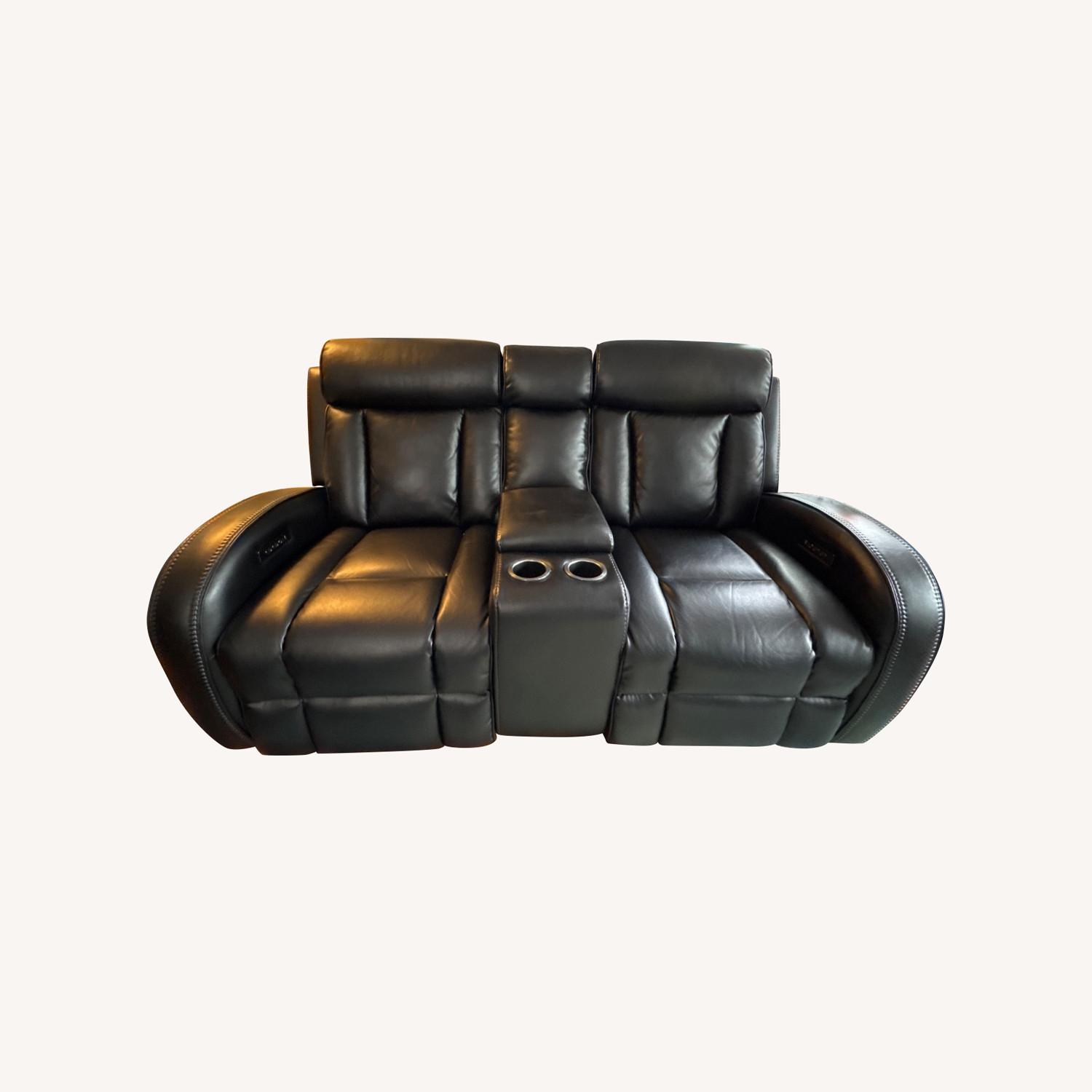 Bob's Discount Console Loveseat - image-0