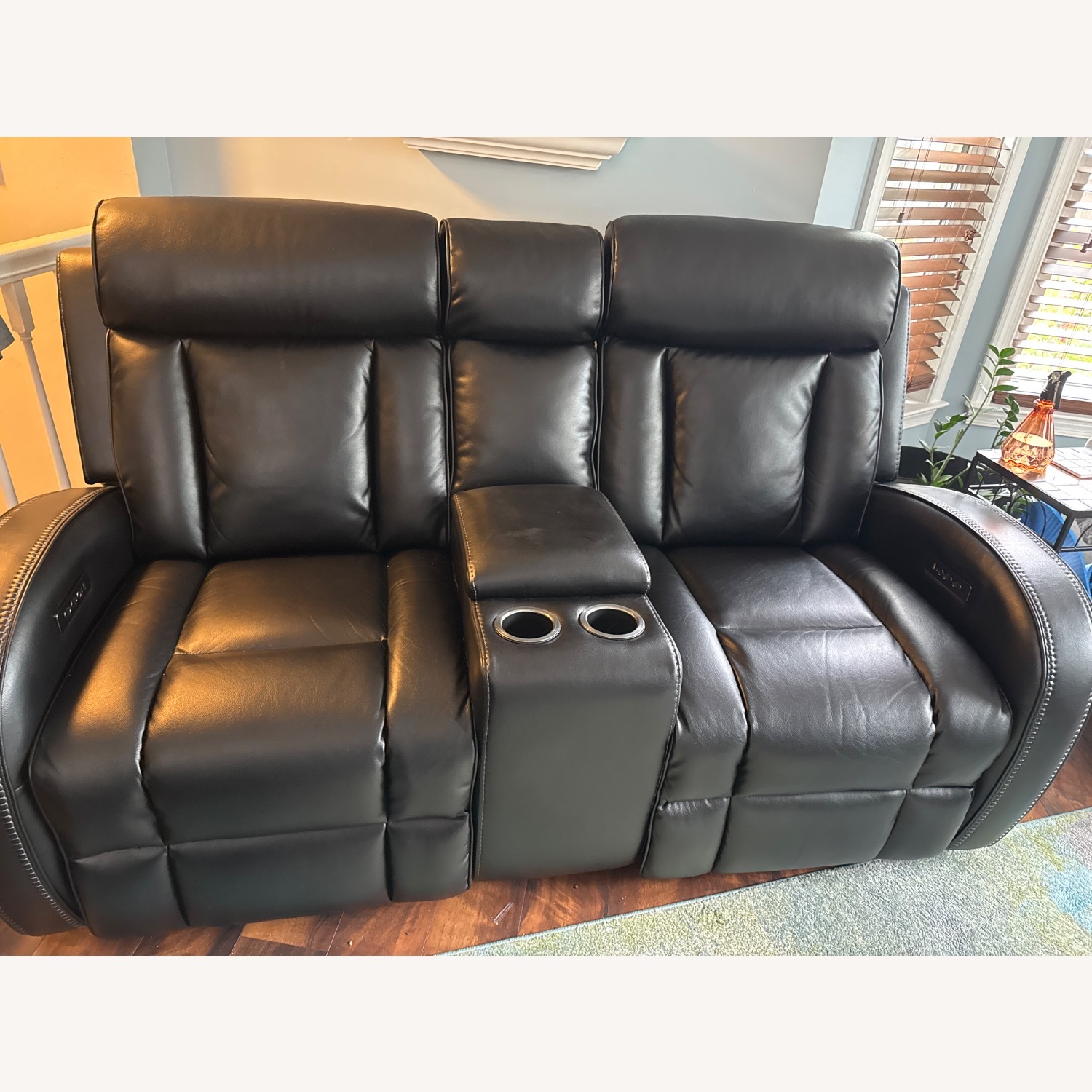 Bob's Discount Console Loveseat - image-1