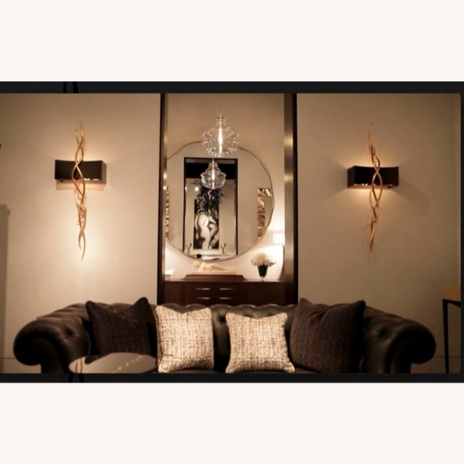 Christopher Guy Dark Brown Wood Wall Lamp - image-2