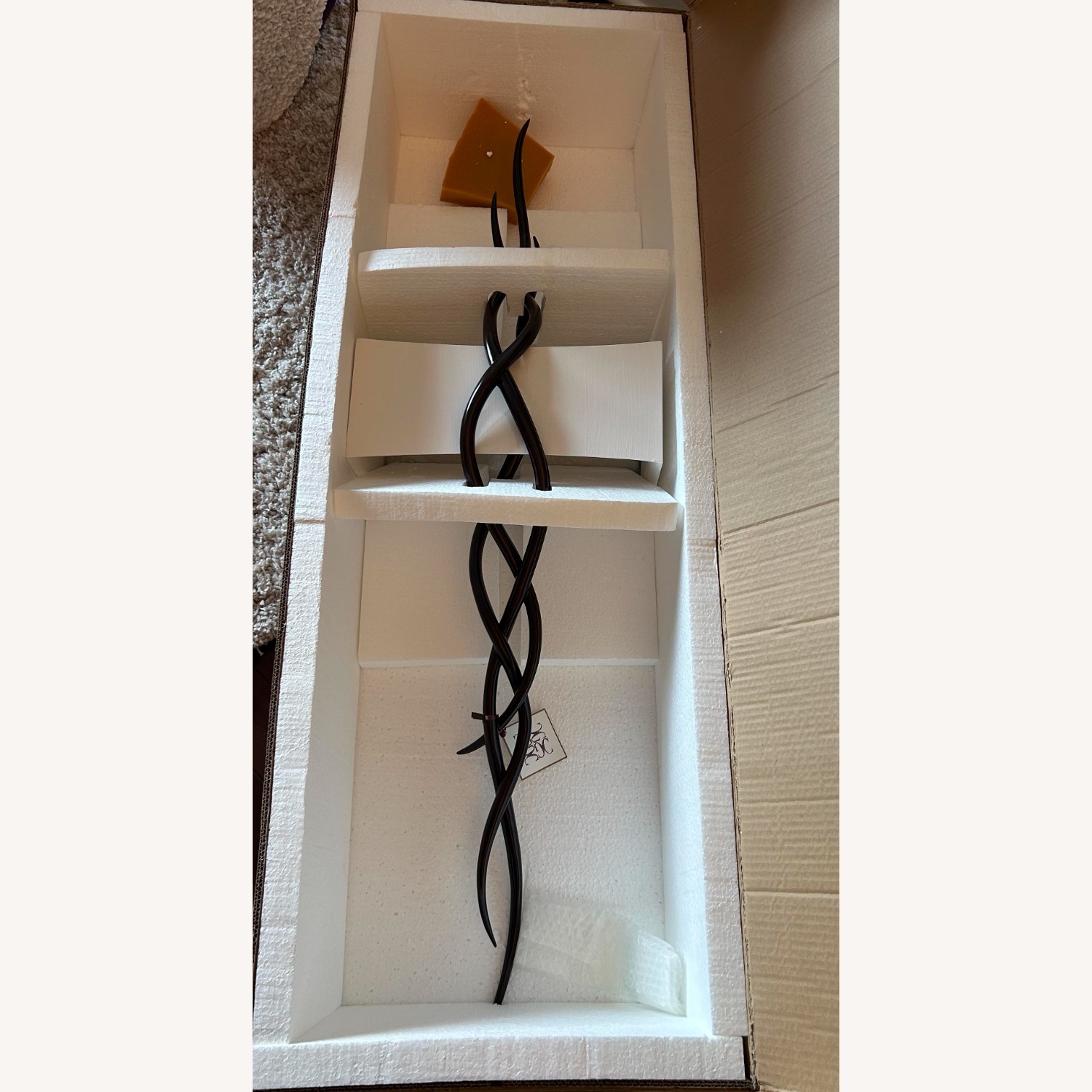 Christopher Guy Dark Brown Wood Wall Lamp - image-4