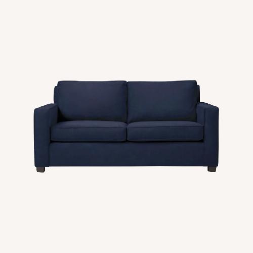 Used West Elm Blue Sleeper Sofa for sale on AptDeco