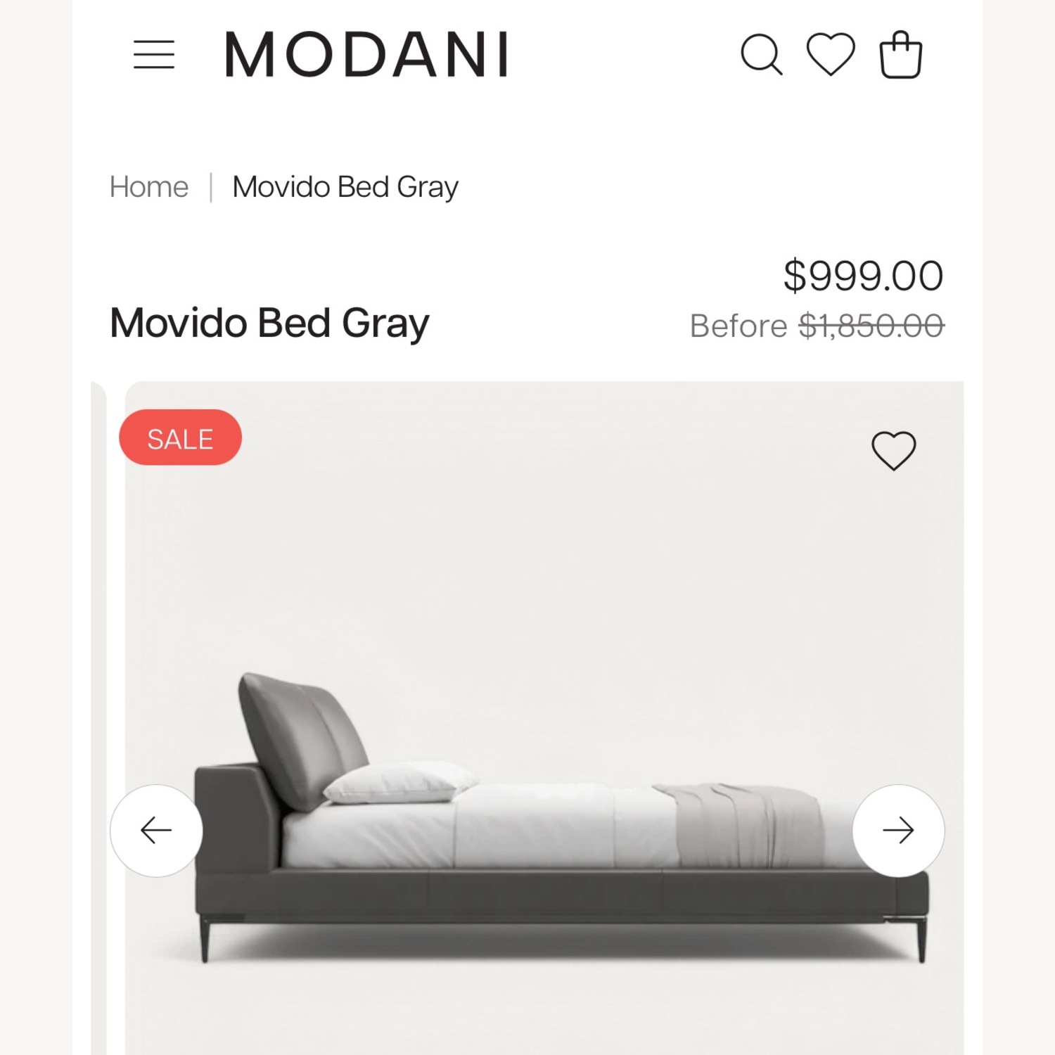 Modani Movido Queen Bed  - image-2