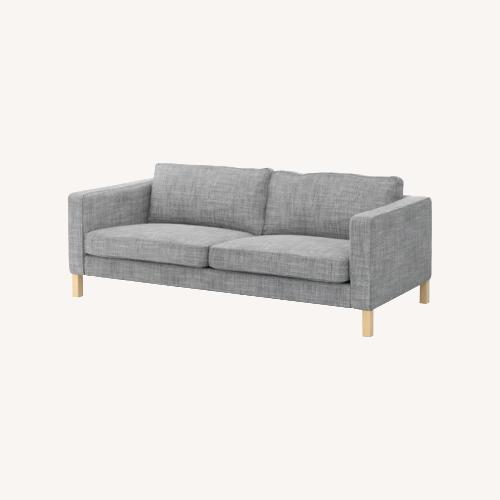Used IKEA KARLSTAD Light Gray 3+ Seater Sofa for sale on AptDeco