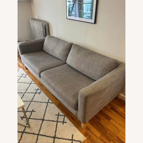 Used IKEA KARLSTAD Light Gray 3+ Seater Sofa for sale on AptDeco