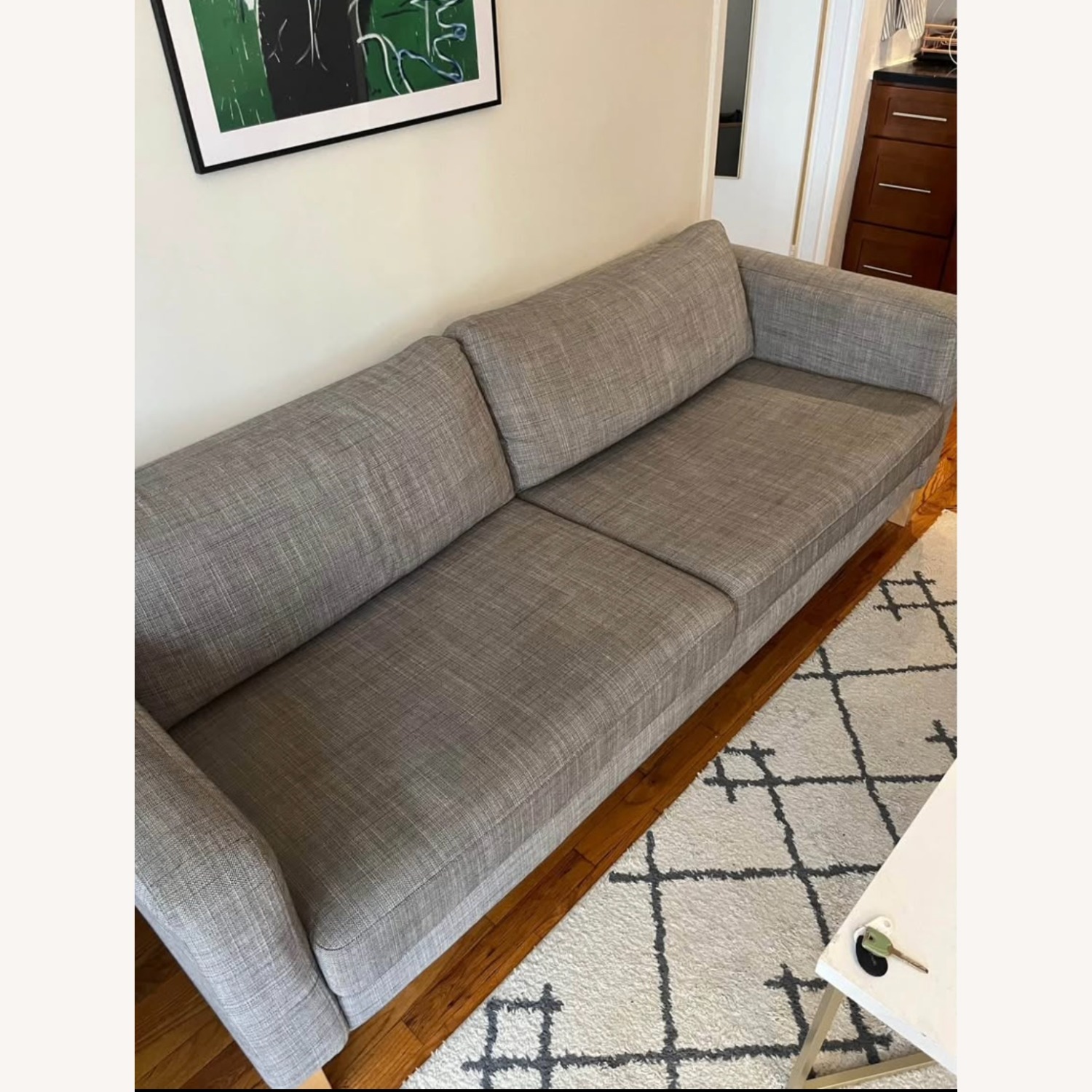 IKEA KARLSTAD Light Gray 3+ Seater Sofa - image-2