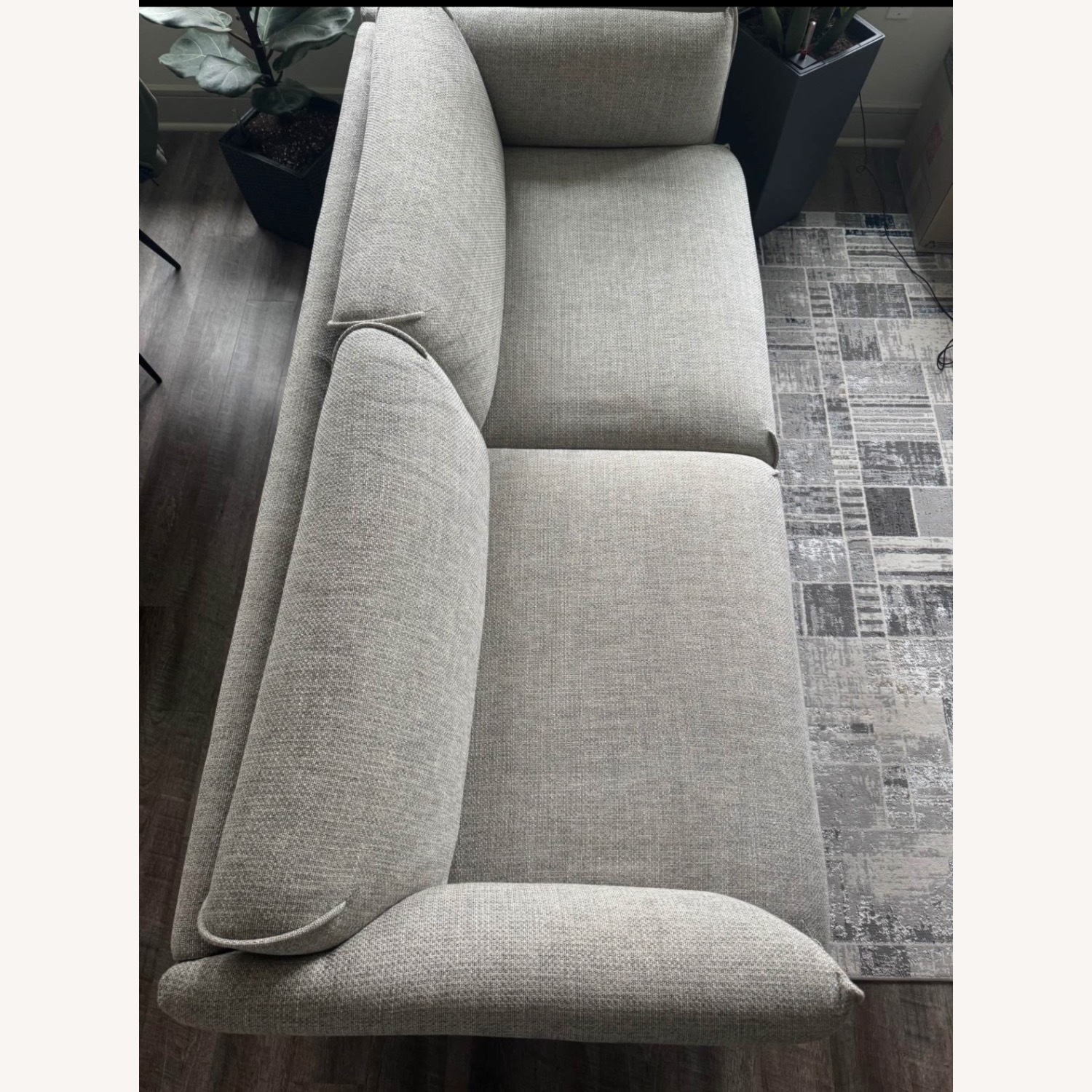 IKEA ÄPPLARYD Light Gray Fabric 2 Piece Sectional - image-6