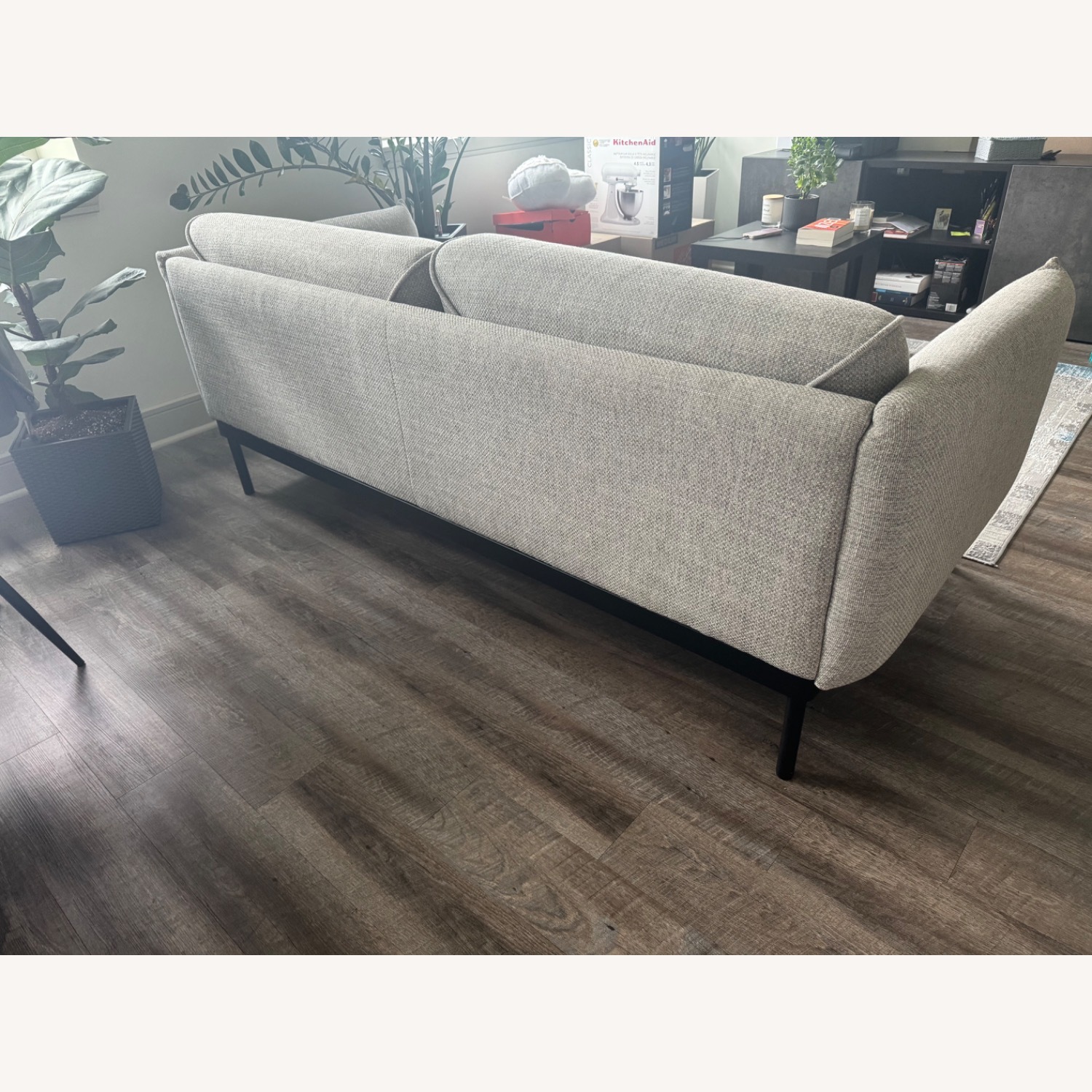 IKEA ÄPPLARYD Light Gray Fabric 2 Piece Sectional - image-2