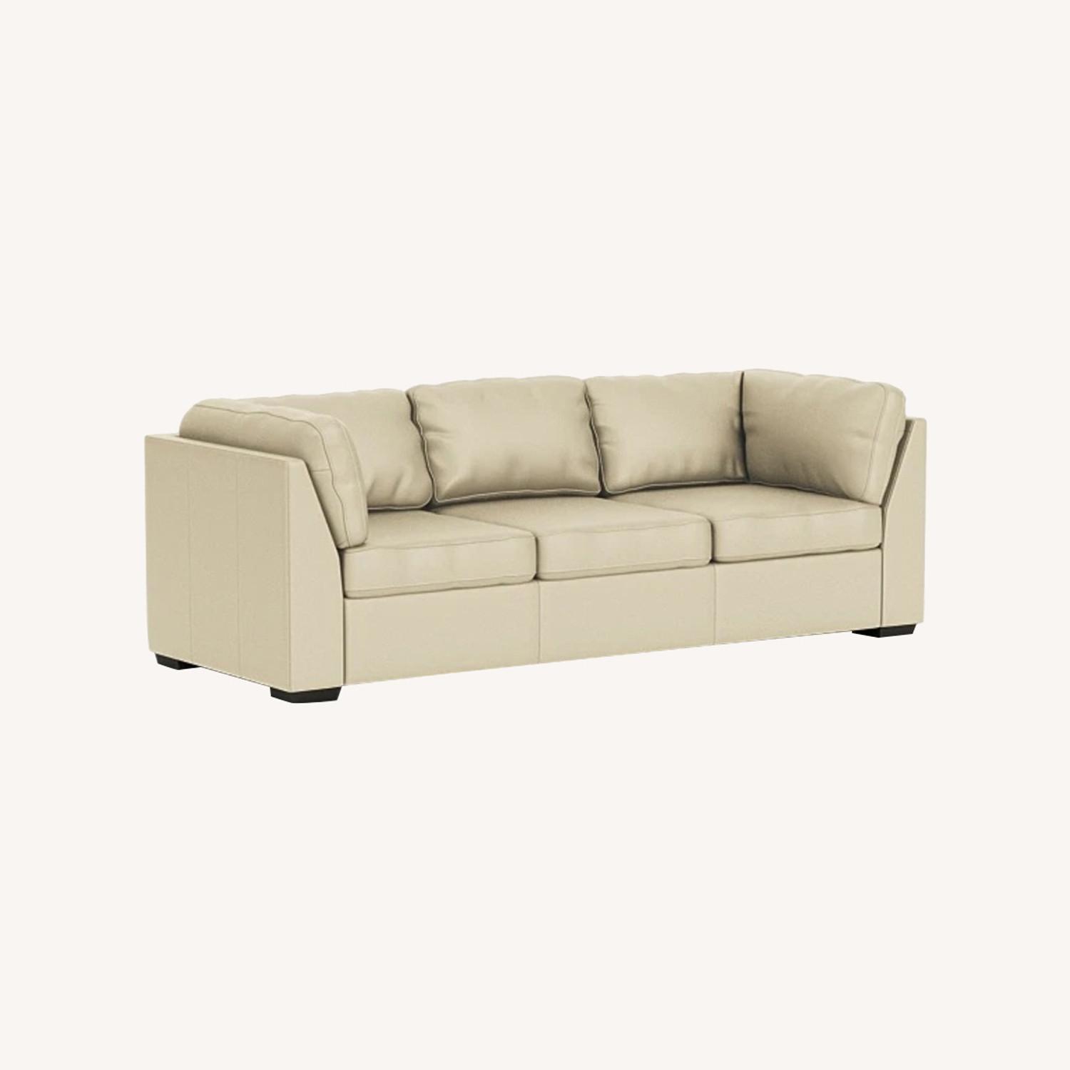 EQ3 Salema Leather Sleeper Sofa - image-0