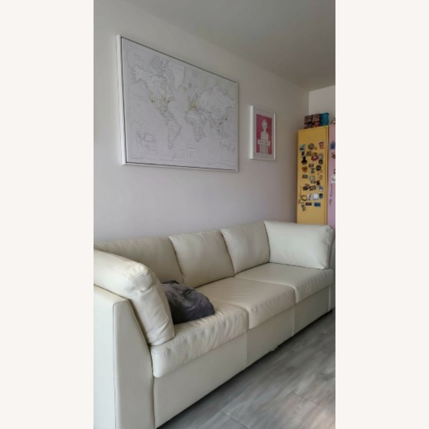 EQ3 Salema Leather Sleeper Sofa - image-2