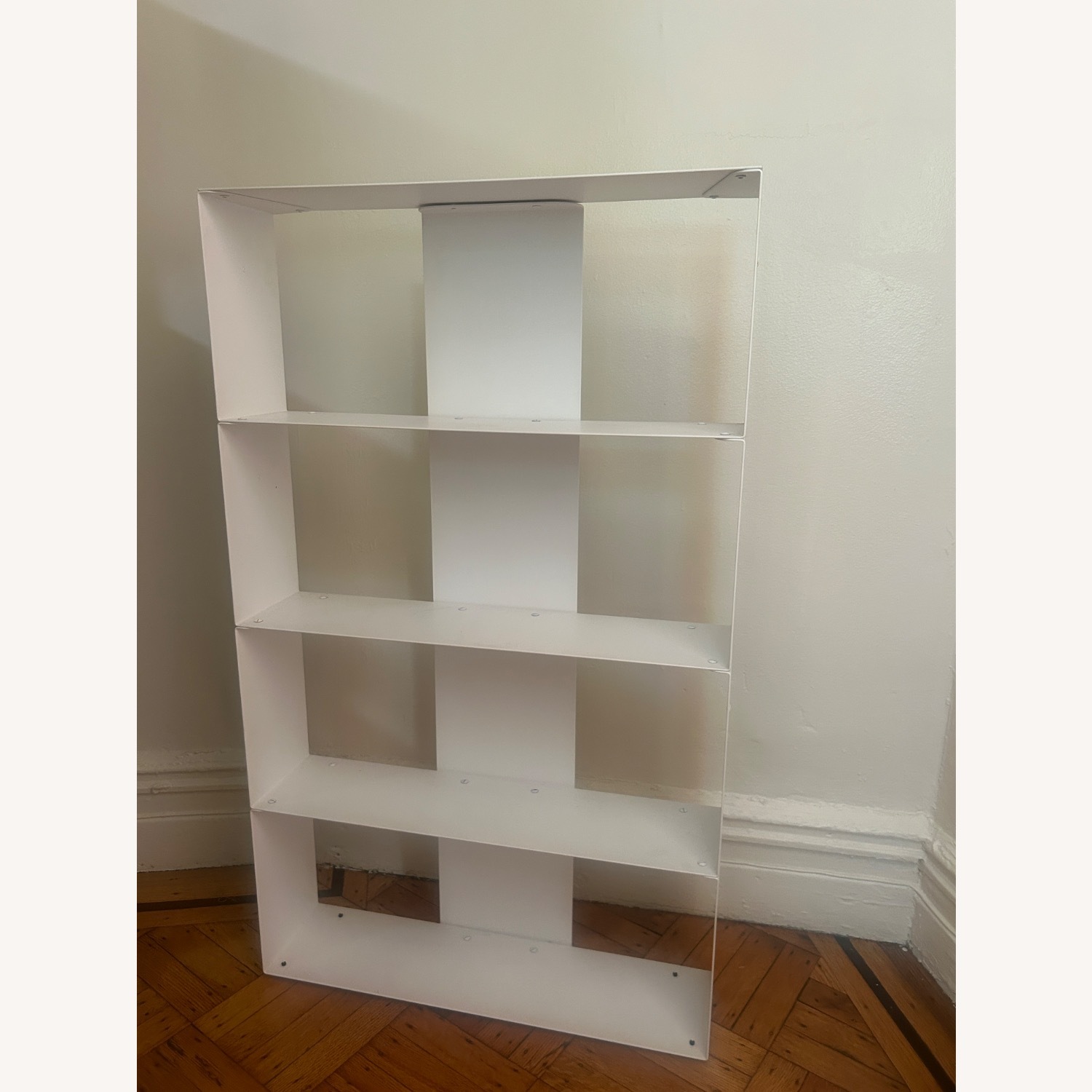 Teebooks White Metal Bookcase - image-3