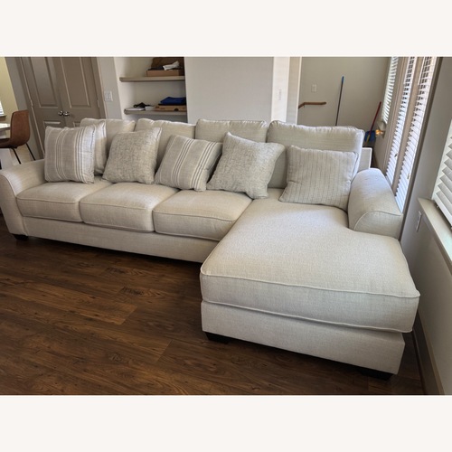 Used Ashley Larce Light Gray 3+ Piece Sectional for sale on AptDeco