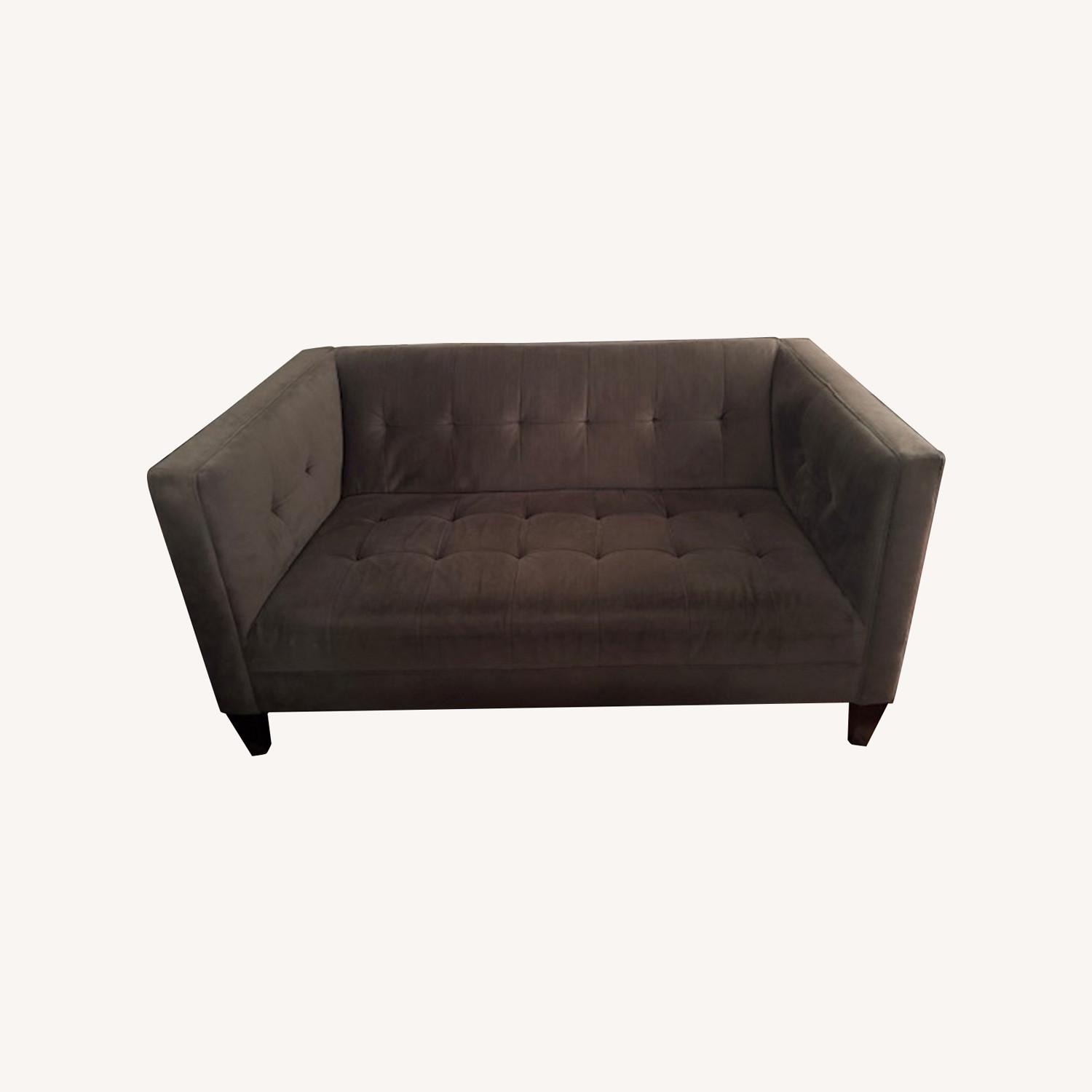 Macy's Dark Gray 2 Seater Sofa - image-0