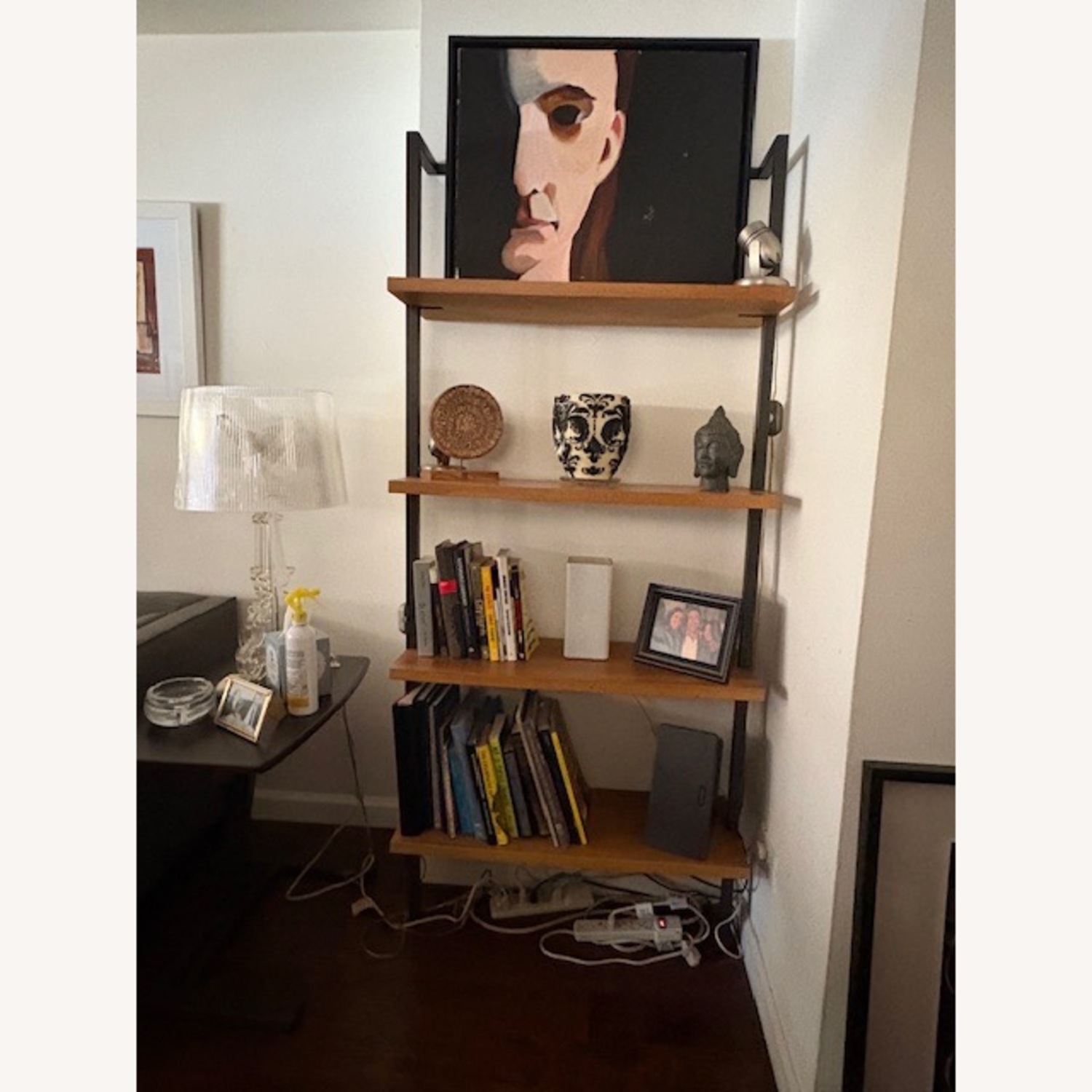 CB2 Dark Brown Wood Bookcase - image-3