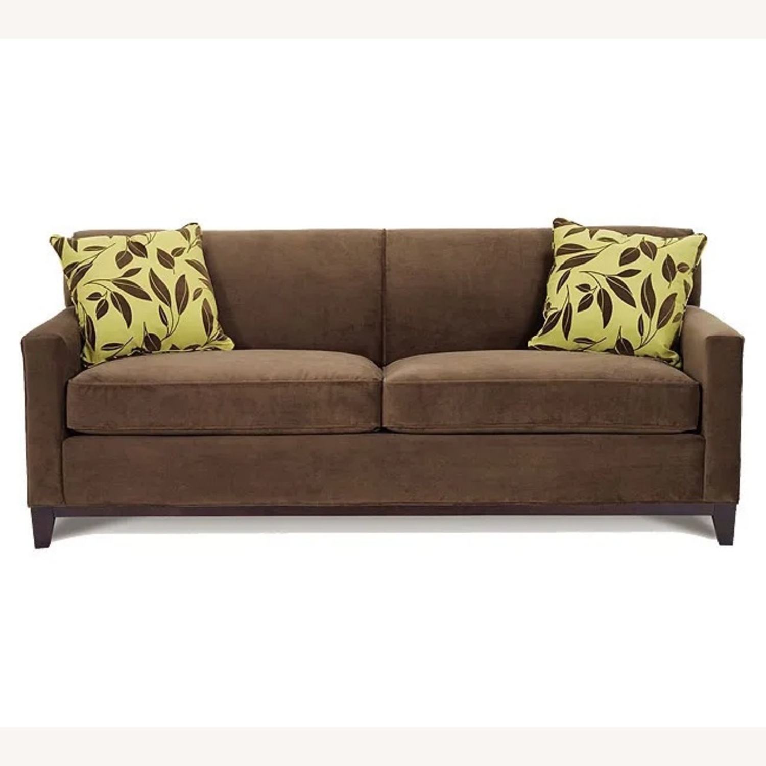 Rowe Martin Dark Brown Fabric 3+ Seater Sofa - image-4