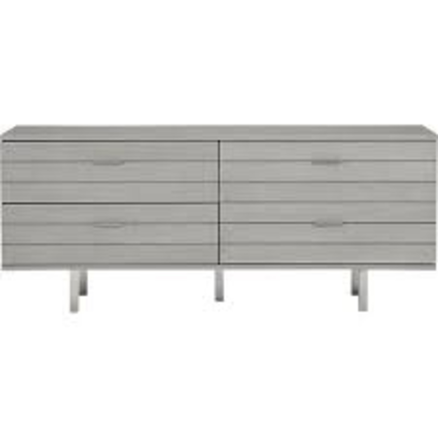 CB2 Light Gray Wood Dresser - image-4