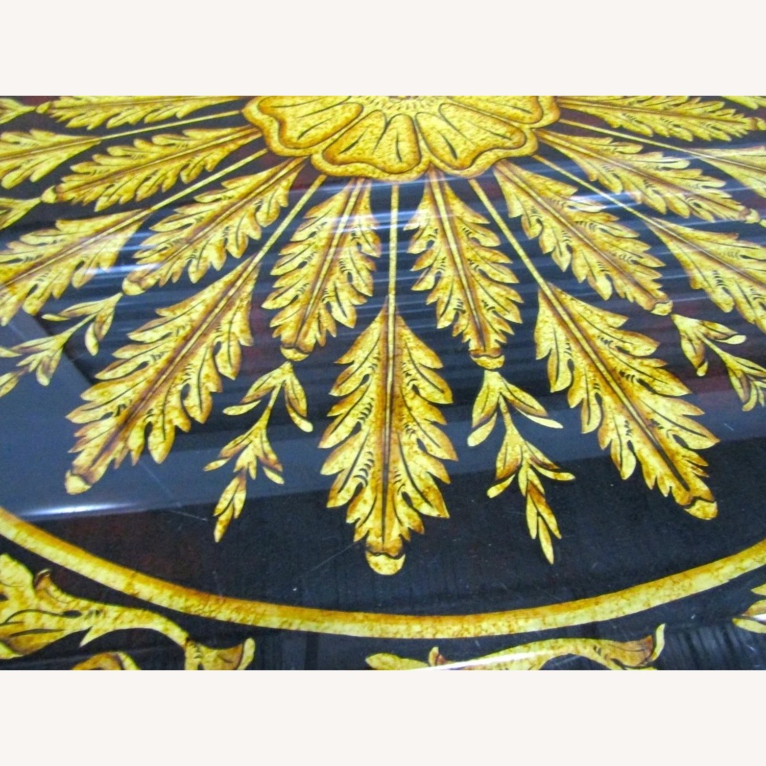 Maitland-Smith Reverse Painted Glass Table - image-7