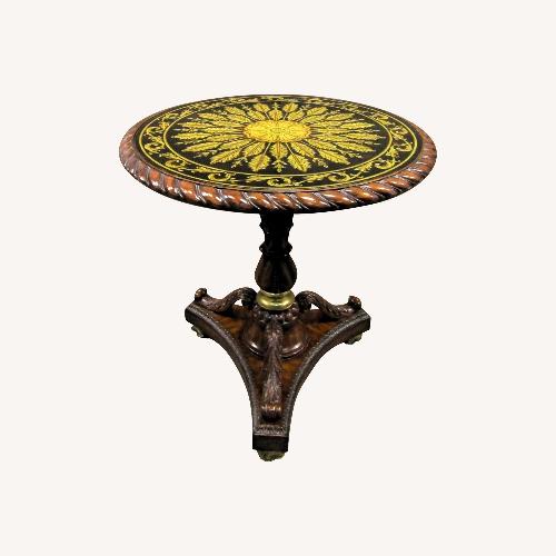 Used Maitland-Smith Reverse Painted Glass Table for sale on AptDeco