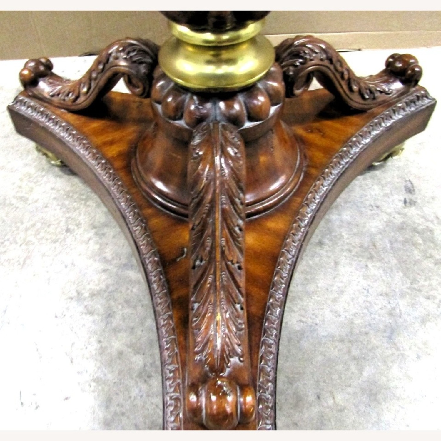 Maitland-Smith Reverse Painted Glass Table - image-11