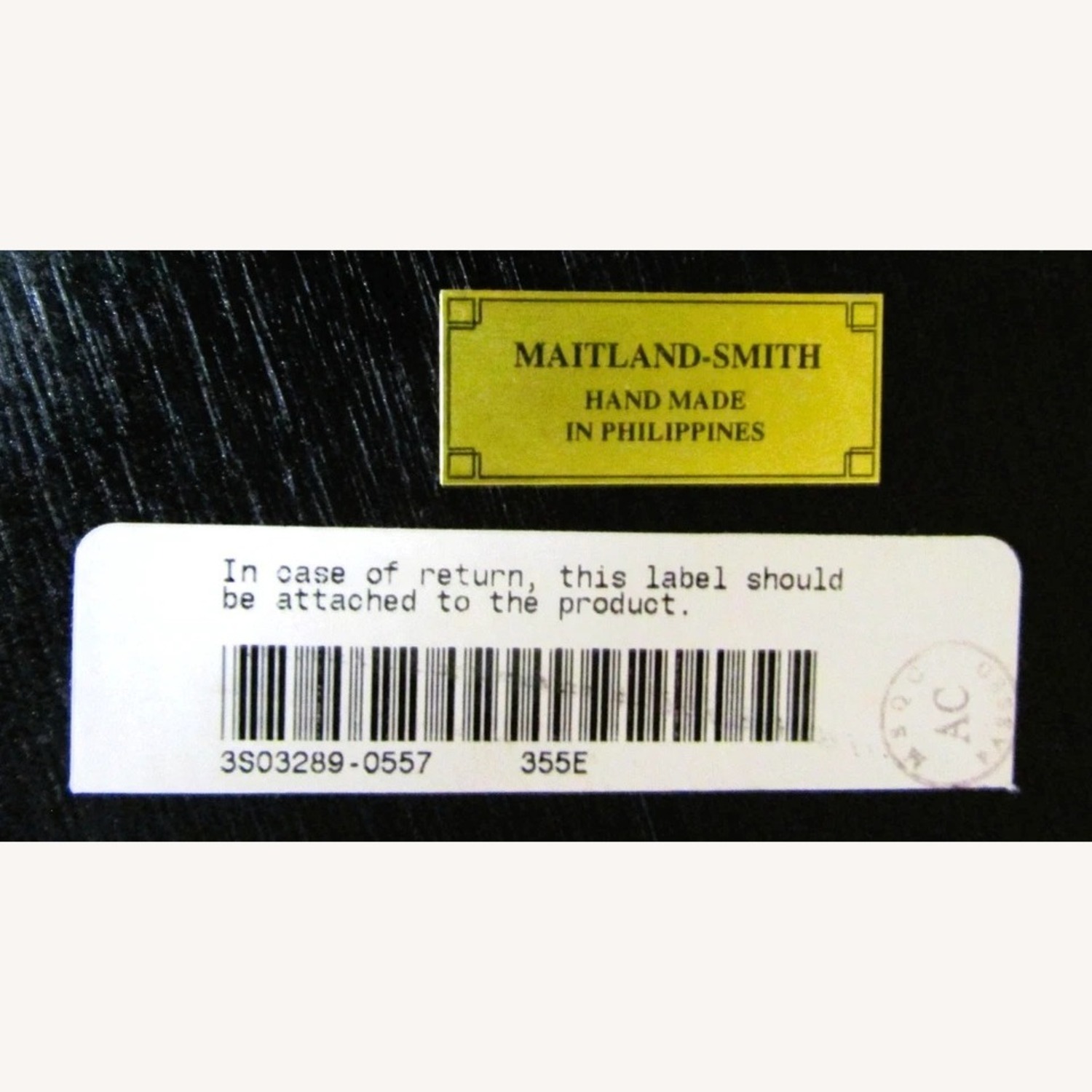 Maitland-Smith Reverse Painted Glass Table - image-15