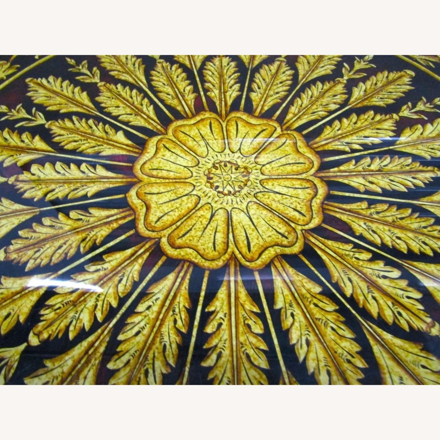 Maitland-Smith Reverse Painted Glass Table - image-6