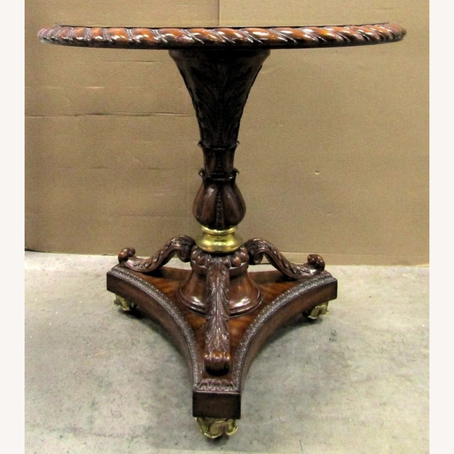 Maitland-Smith Reverse Painted Glass Table - image-2