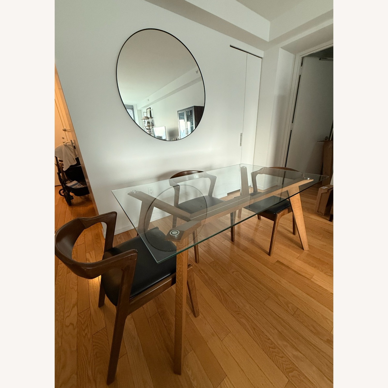 AllModern Light Brown Dining Table - image-1