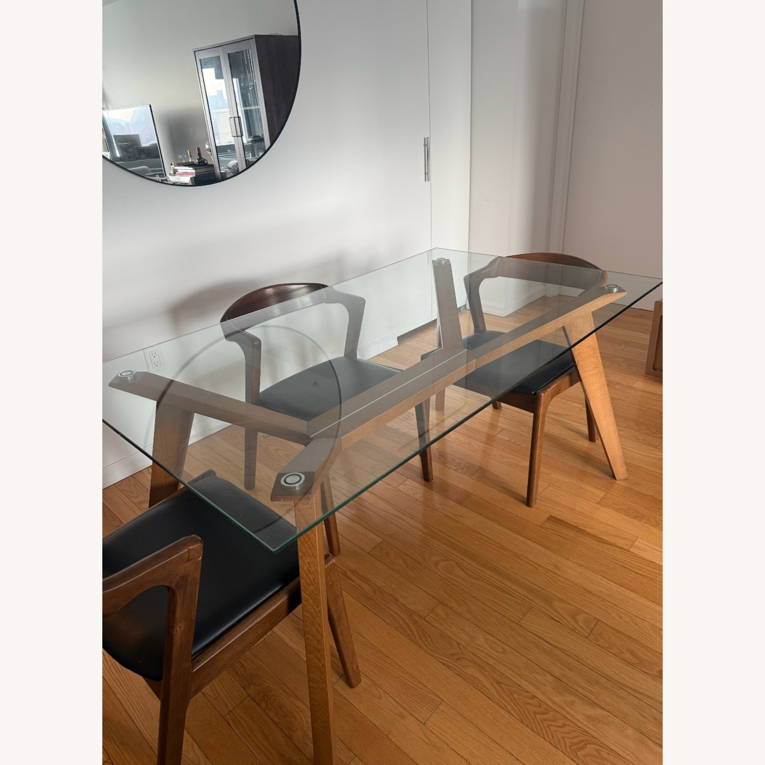 AllModern Light Brown Dining Table - image-2