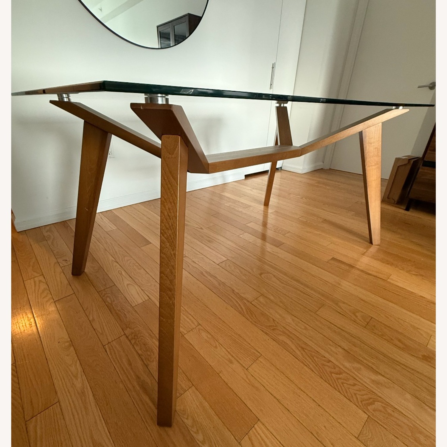 AllModern Light Brown Dining Table - image-4