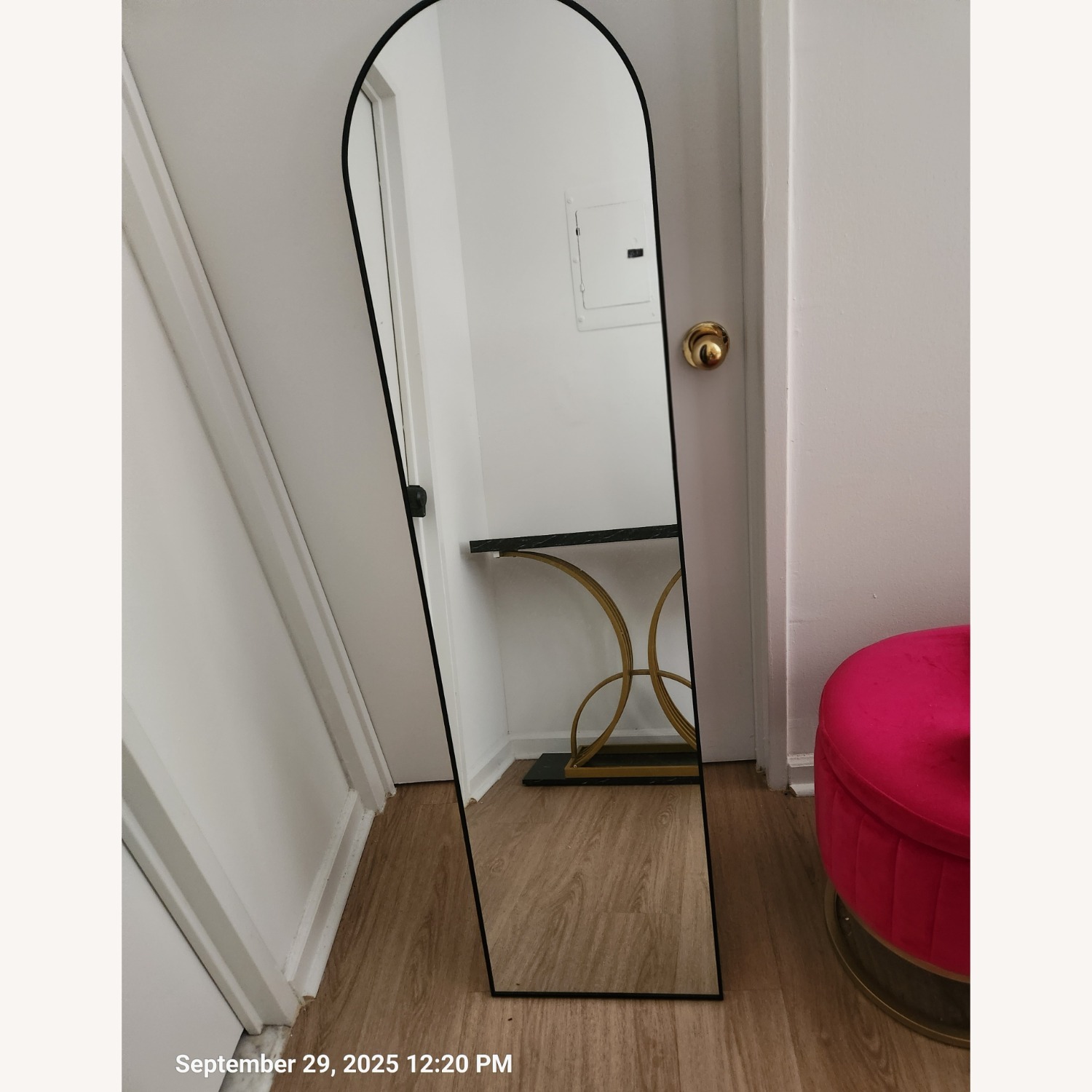 Black Floor Mirror - image-1