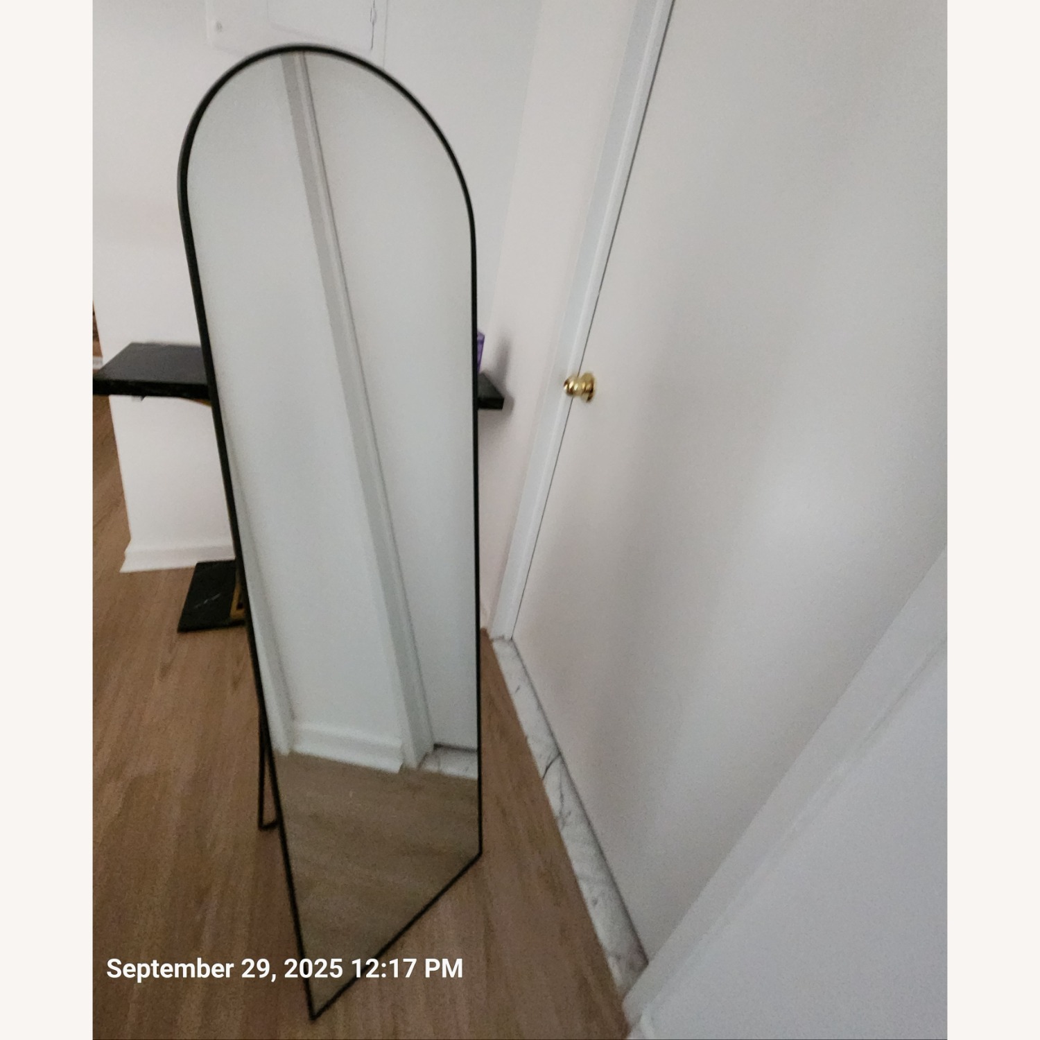 Black Floor Mirror - image-4