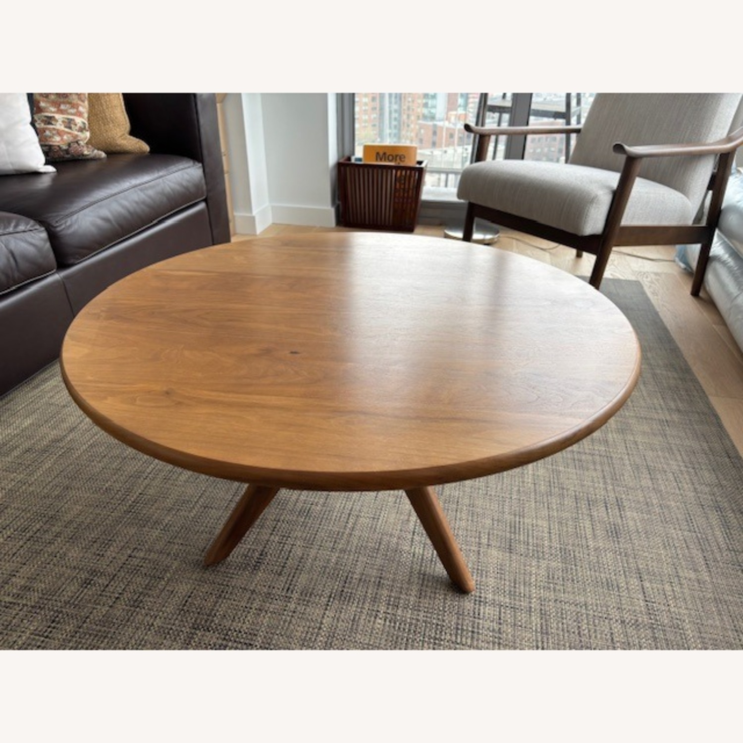 Room & Board Bradshaw Solid Walnut MCM Coffee Table - image-3