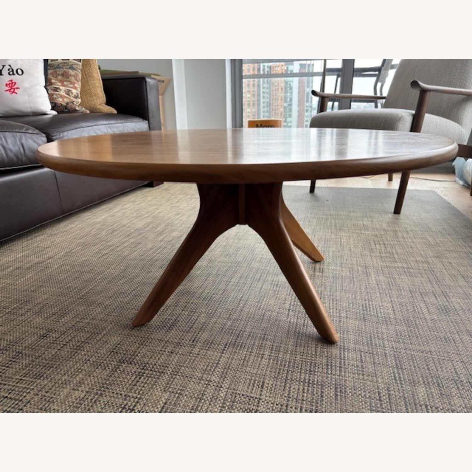 Room & Board Bradshaw Solid Walnut MCM Coffee Table - image-1