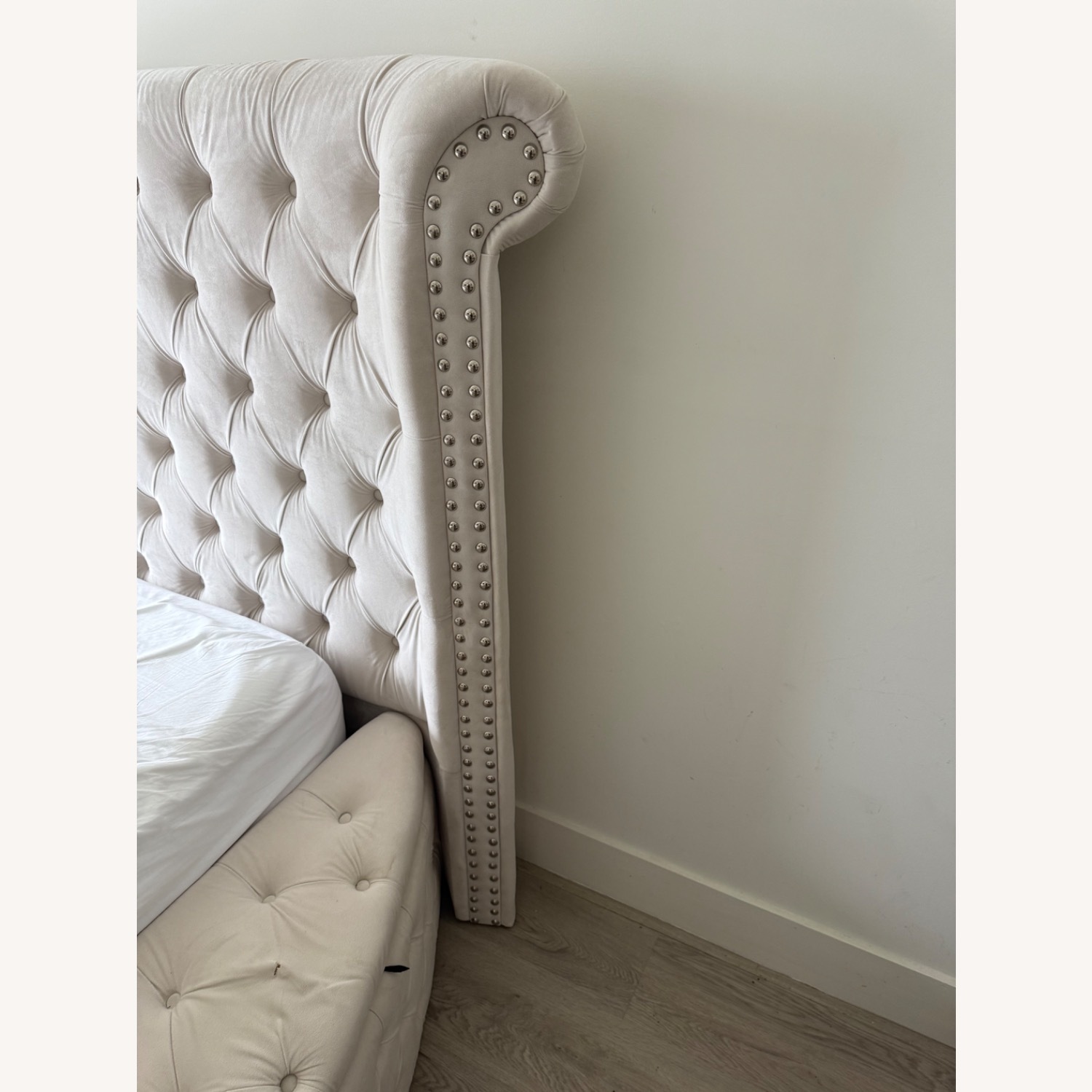 Perigold Natural Fabric King Bed - image-6