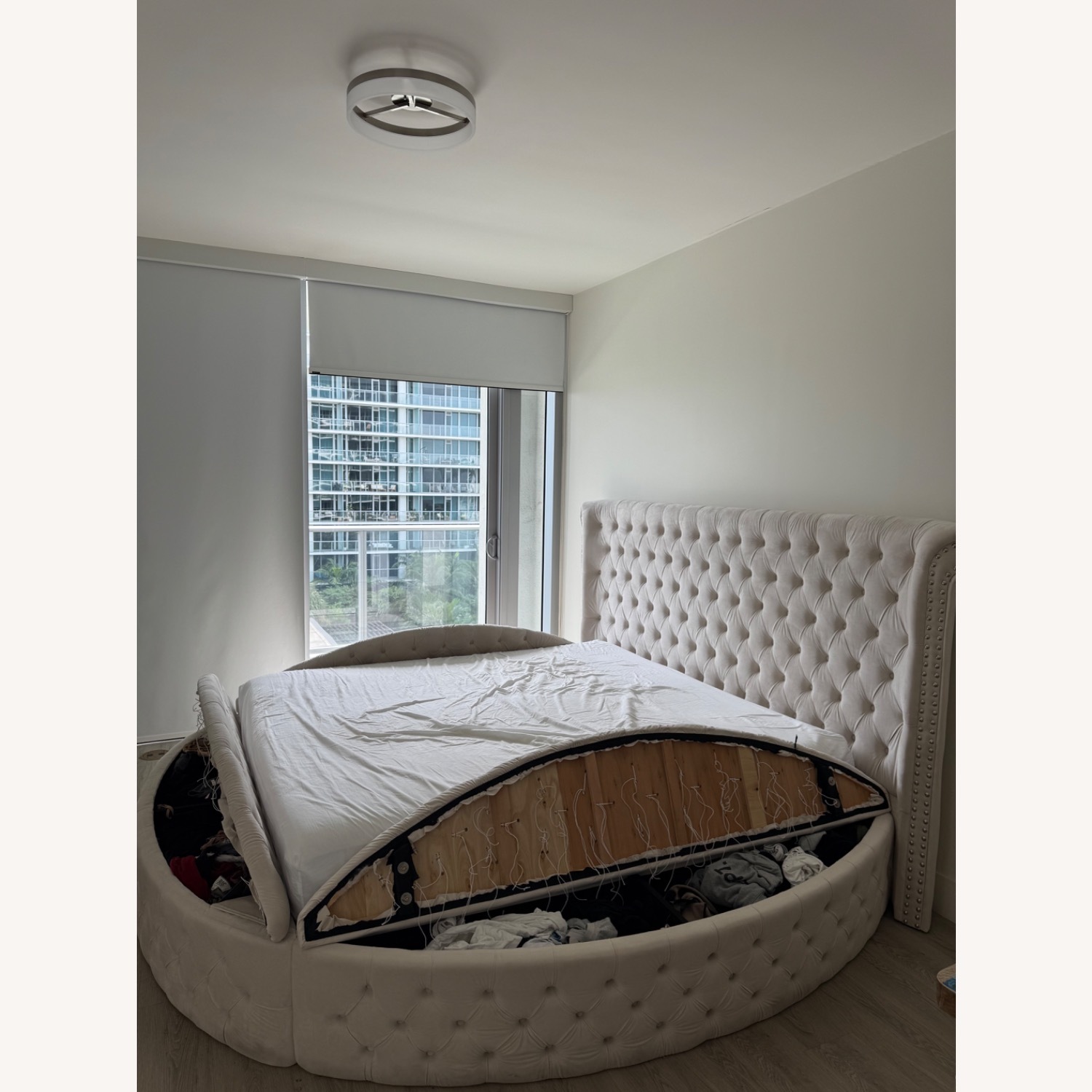 Perigold Natural Fabric King Bed - image-7