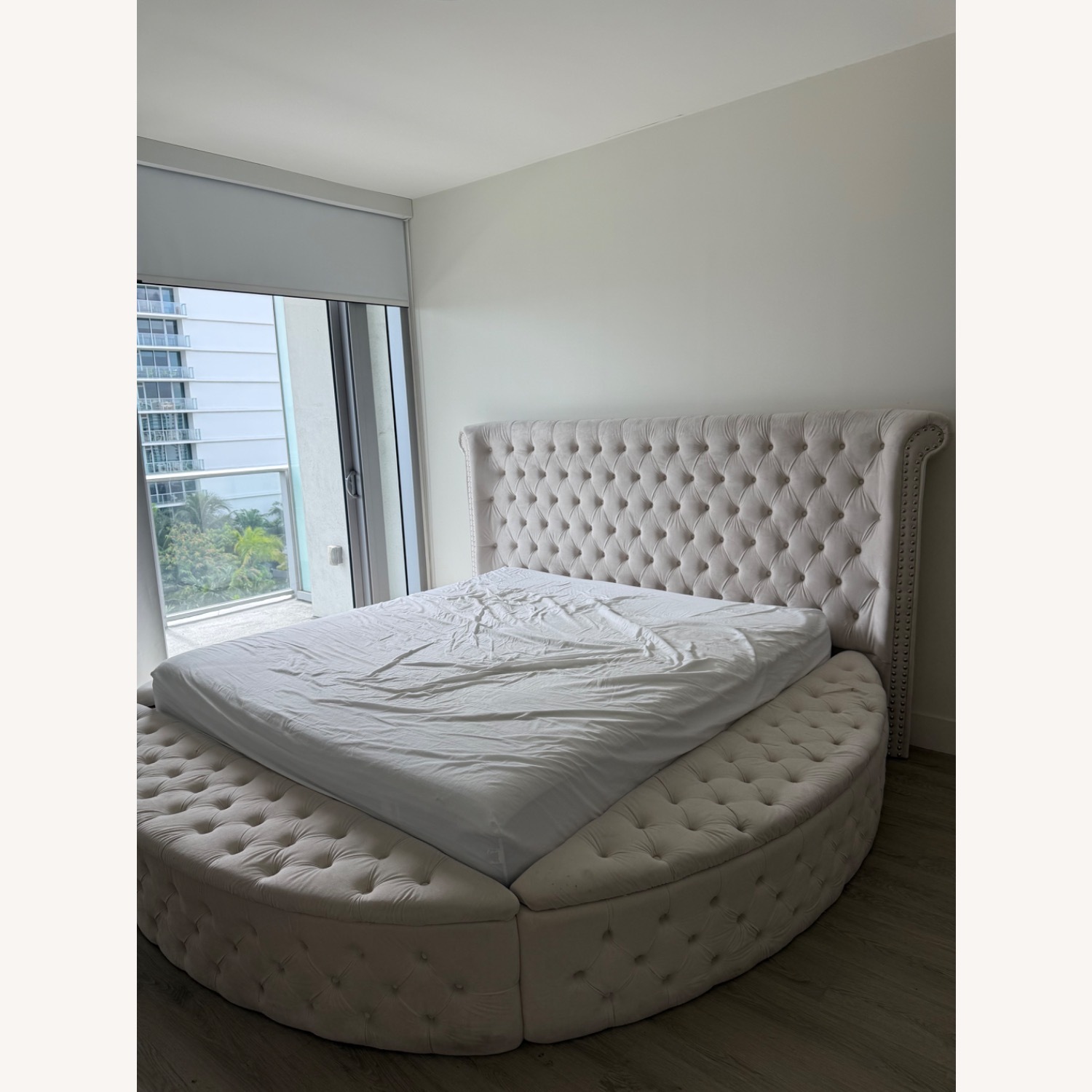 Perigold Natural Fabric King Bed - image-1