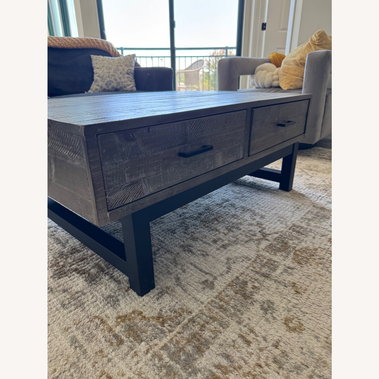 Ashley Dark Brown Wood Coffee Table - image-4