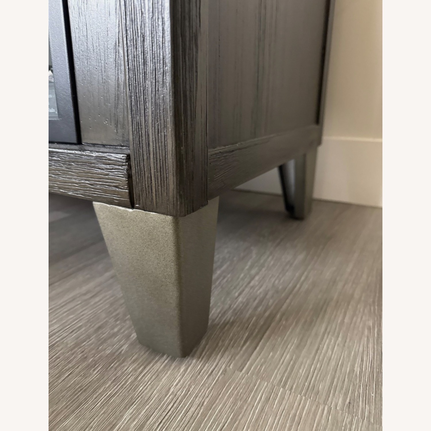 Ashley Furniture Dark Gray Wood Media Storage - image-4