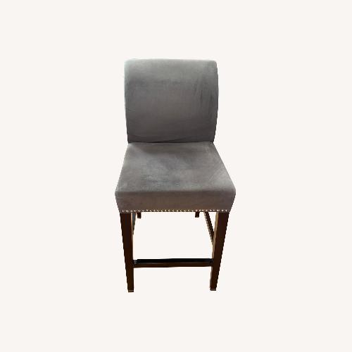 Used Sunpan Modern Home 5west Dark Gray Velvet Stools for sale on AptDeco