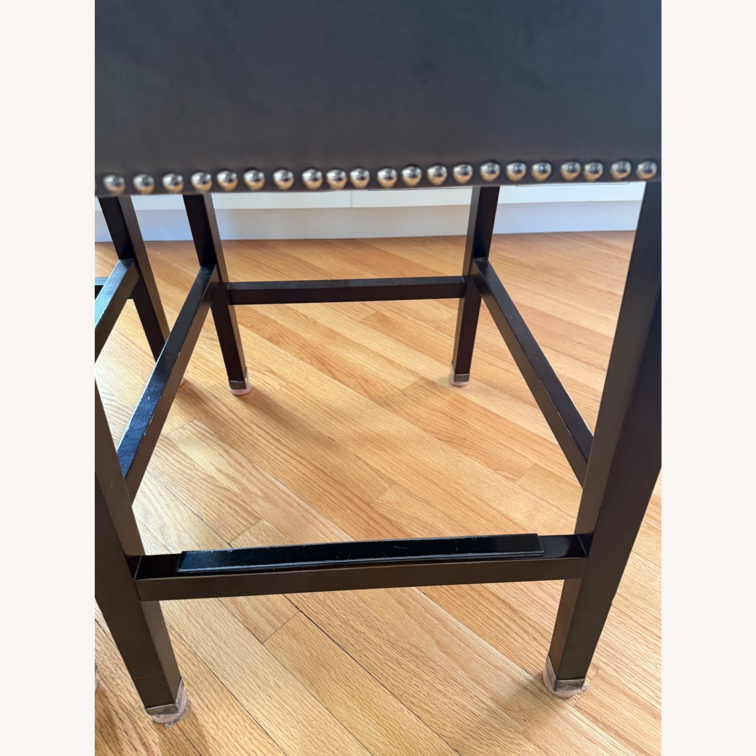 Sunpan Modern Home 5west Dark Gray Velvet Stools - image-5