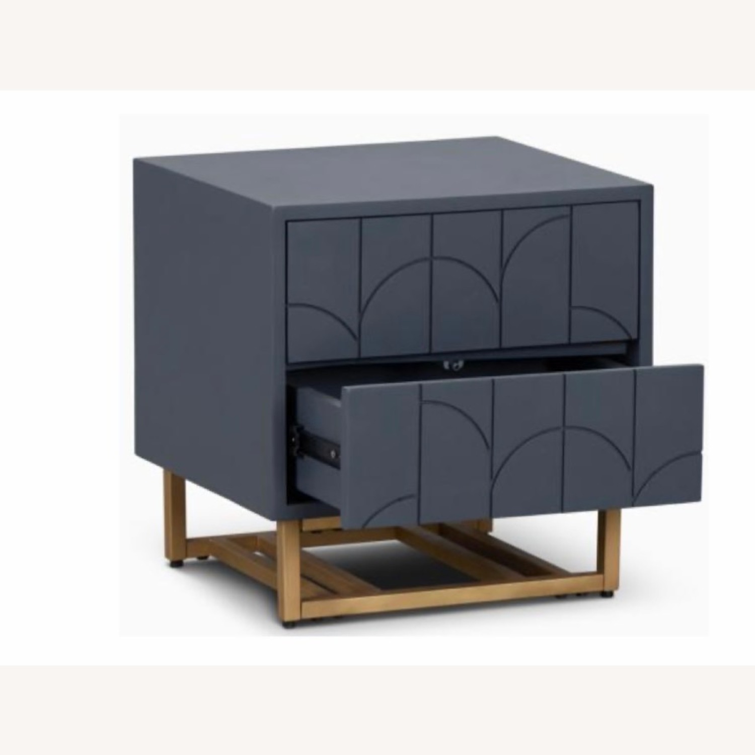 City Furniture Dark Gray Wood Side Table - image-2