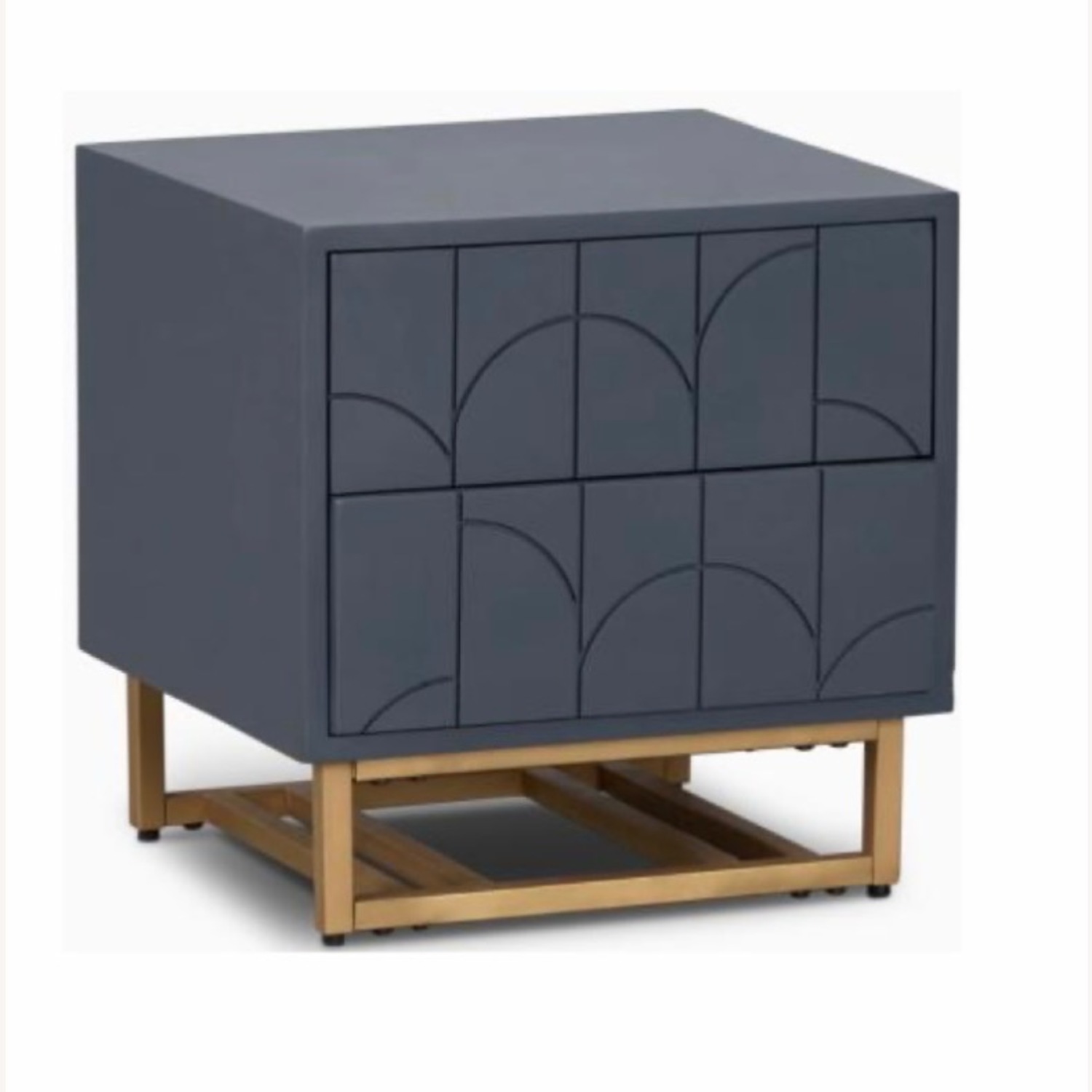 City Furniture Dark Gray Wood Side Table - image-1