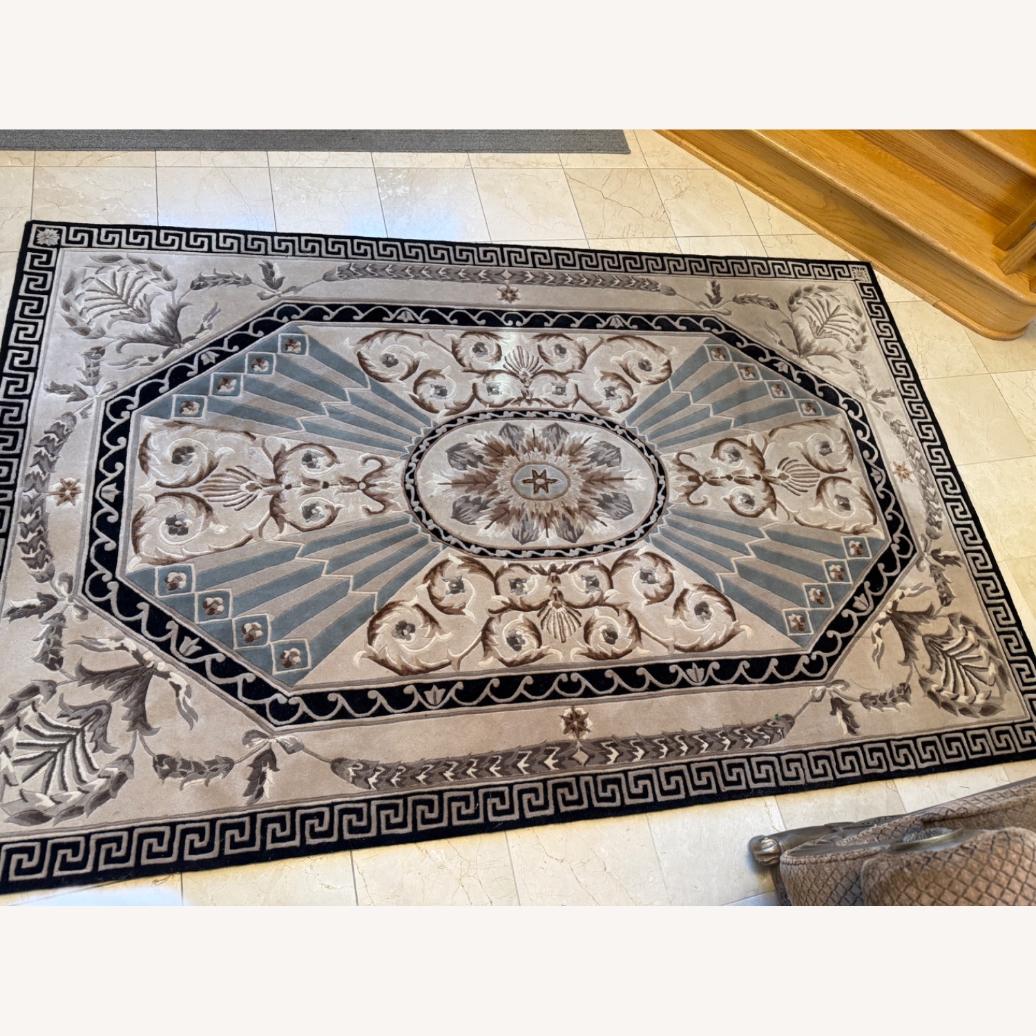 Horchow Wool Blend Area Rug 4' x 6' - image-0