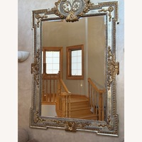 Horchow Silver Glass Wall Mirror