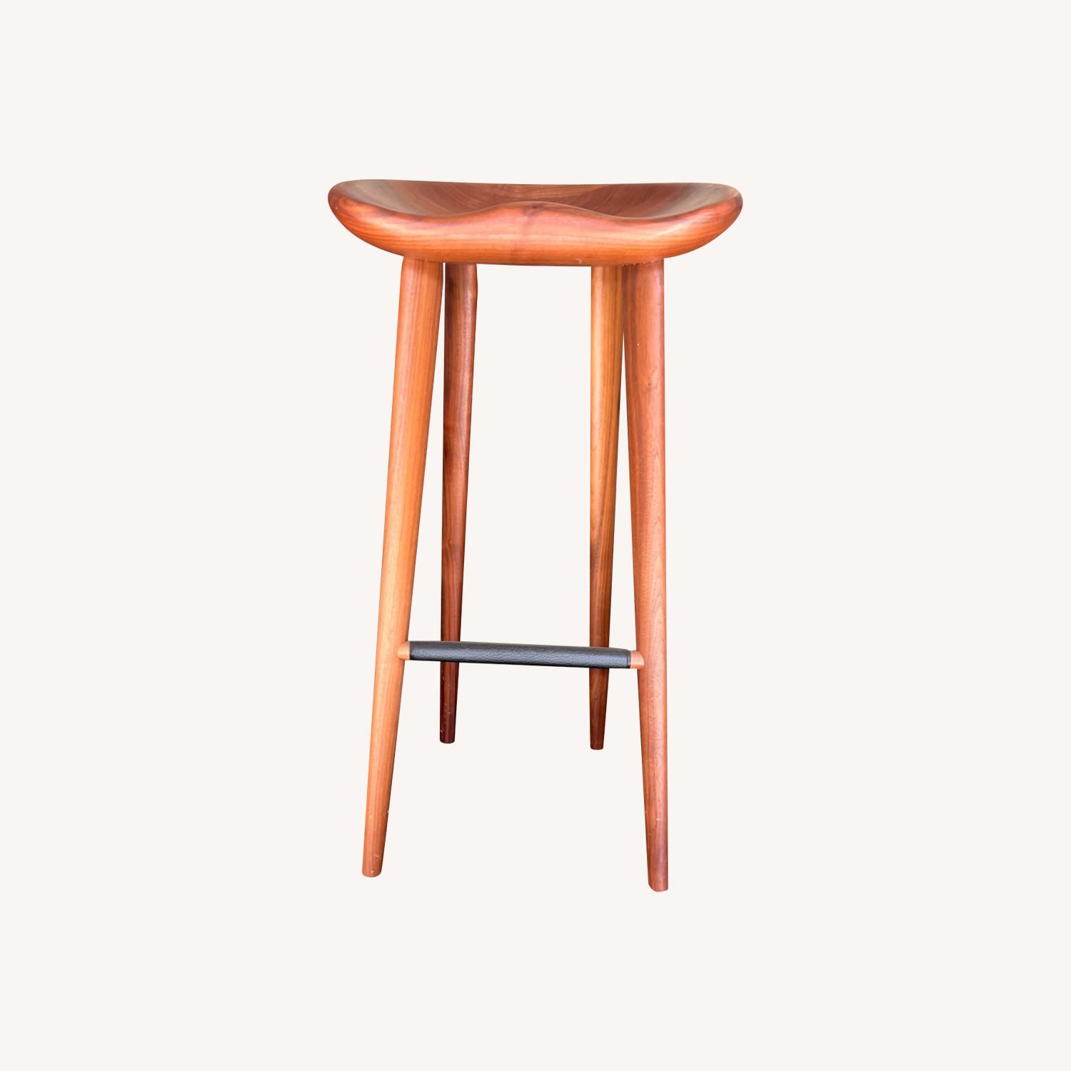 Design Within Reach Tractor Walnut Bar Stools - image-0