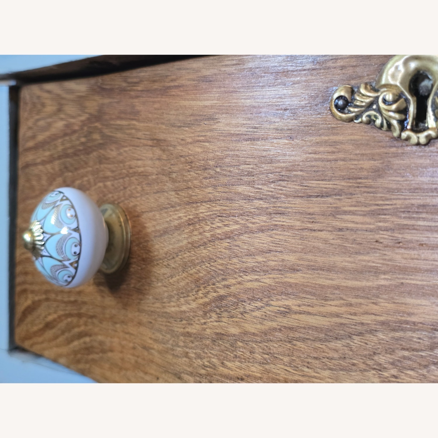 Green Wood Dresser - image-7