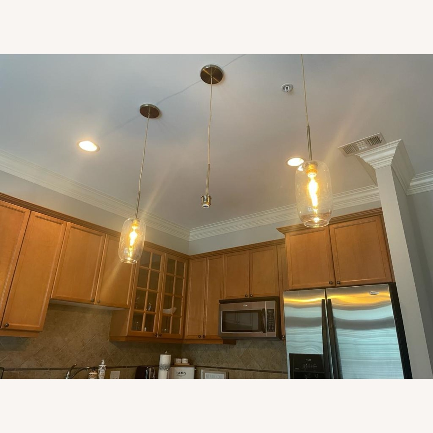 West Elm Sculptural Pebble Pendant - image-2